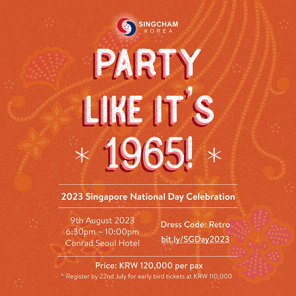 singcham korea 2023 happy singapore day celebration